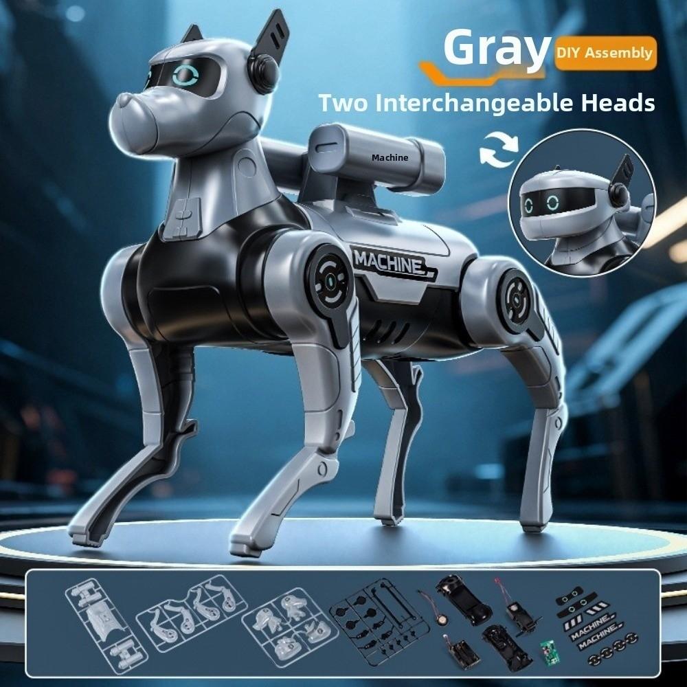 Voice Controlled Electric Robot Dog DIY Assembled Simulated Pet Puppy Interactive Toy