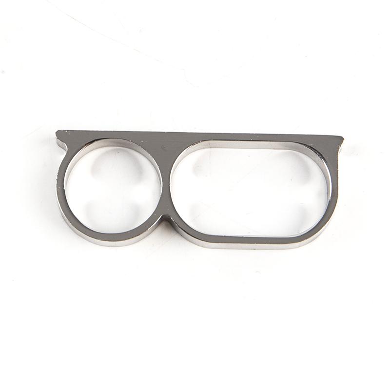 

Кольцо Personality Hyperbole для мужчин с двумя костяшками пальцев в стиле блоггер-панк серебряный