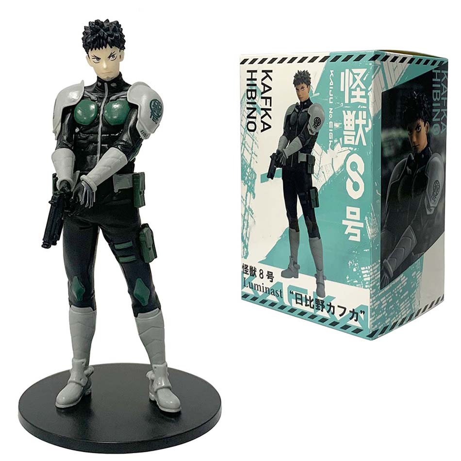 sold Anime Figurine Kaiju No. 8 Soshiro Hoshina Kikoru Shinomiya Action Model Pvc Toy Collection Desktop Accessories Gift