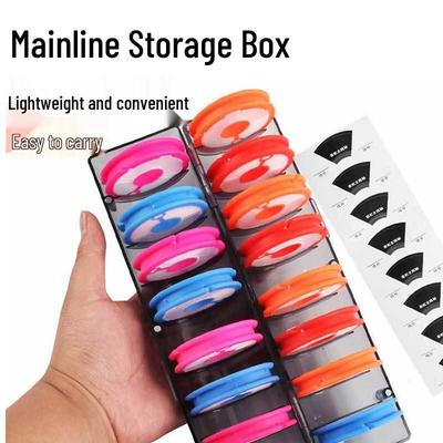 Scatola porta-lenza da pesca in silicone con avvolgitore