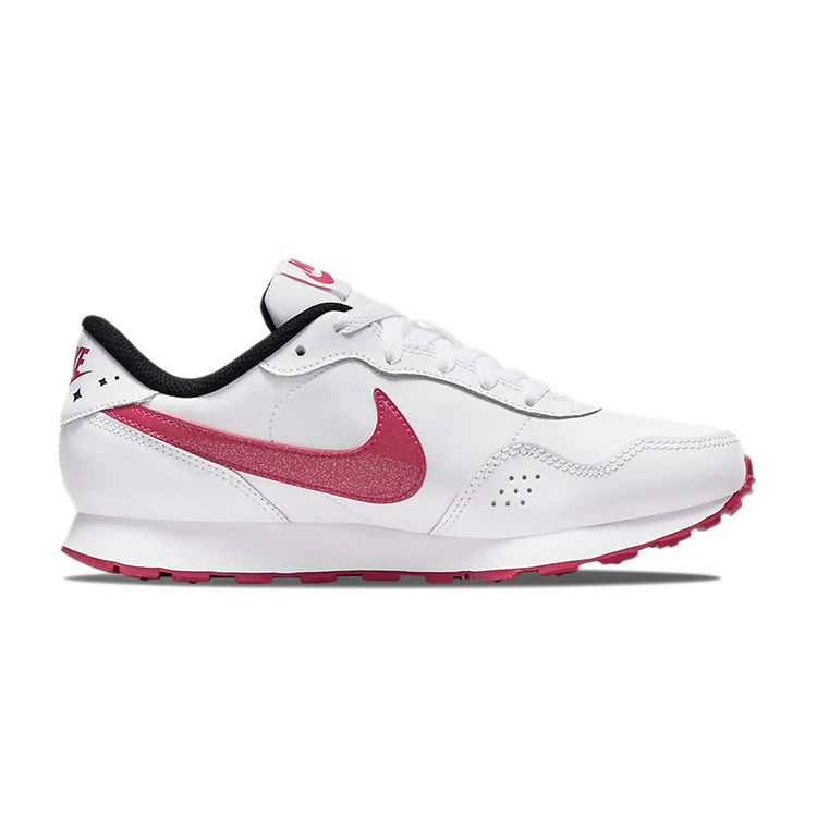 Nike MD Valiant SE 2 GS White Very Berry Kids Sneakers Black DC9307-100