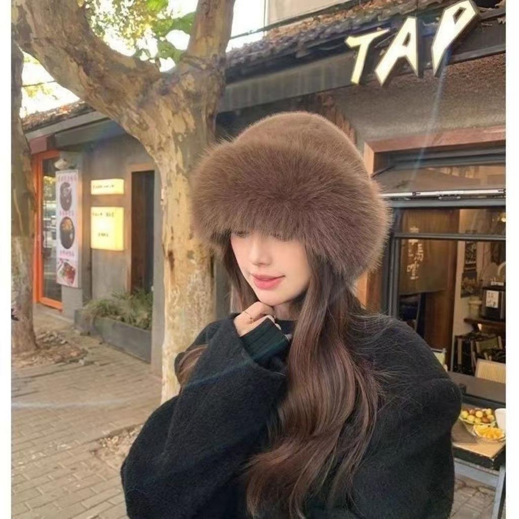 Mongolian Hats, Women's Hats, Autumn and Winter Hats, Warm Hats, Ear-protecting Hats, Simple Ones, Basin Hats, Warm Hats