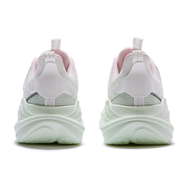 New Anta Ling Yun 3 Cushioned Anti-Slip Wear-Resistant Breathable Lightweight Low-Top Running Shoes Women's White Pink 922235540-1