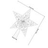 1Pcs Xmas Tree Topper Light Star Shaped LED Lamp Reusable Plastic Christmas Tree Decor for Festive Home Party Decoration