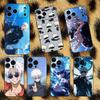 Carcasă Telefon Anime Gojo S-Satoru Pentru iPhone 17,16,15,14,13,12,Pro,Max,Plus,E,SE4,Air,Mini Cutie Moale Neagră