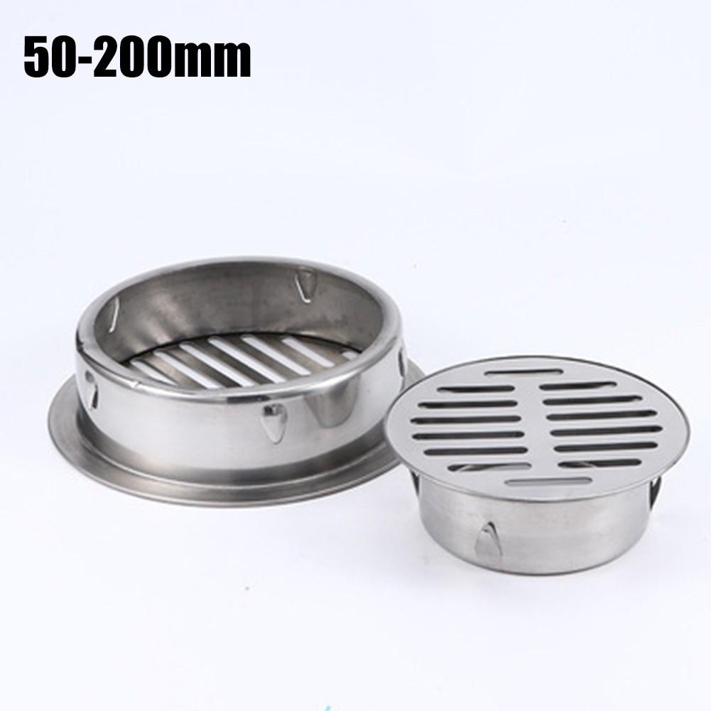 Stainless Steel Balcony Drainage Roof Round Floor Drain Cover Rain Pipe Cap Floor Drain Odor And Blockage Prevention