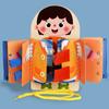 Wooden Multilayered Busy Board Early Educational Montessori Book Toy Gifts Kids