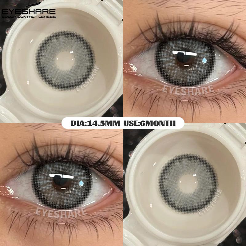 Eyeshare YENİ Mavi Göz Rengi Lens 1 Çift Gözler İçin Yeşil Renkli Göz Bebekleri Doğal y2k Moda Lensler Kore Tarzı Colorcon Göz Lensleri