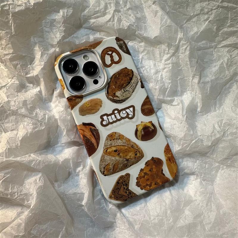 

Toast Bread for Apple 16promax Cartoon Cute for IPhone15pro Lens All-Inclusive 14 New Style For Apple 7