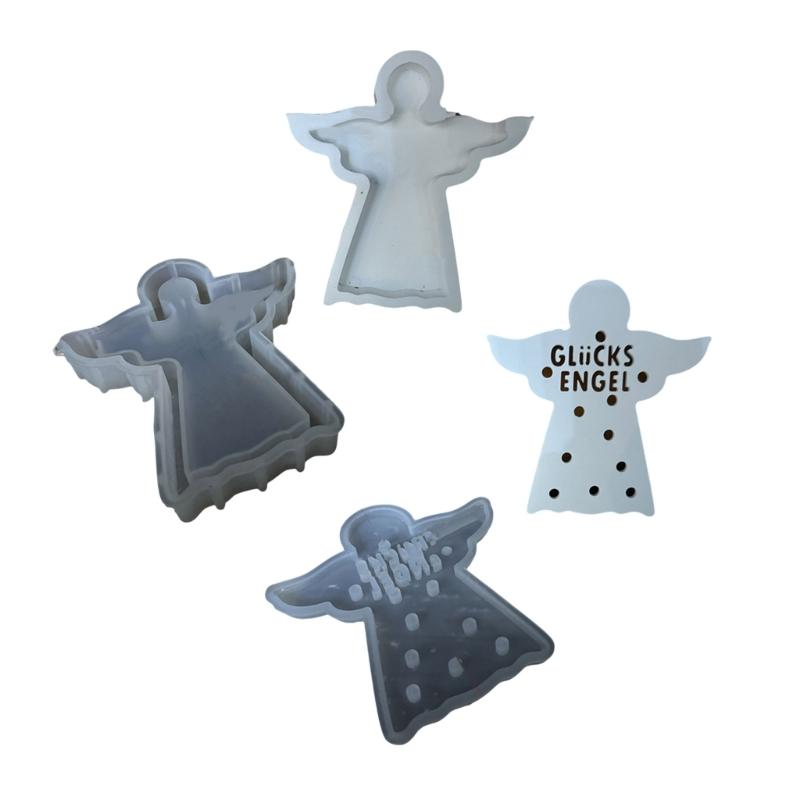 Stylish Angelic Light Sturdy Silicone Molds Set Create Customes LED Angelic Lamps Accessory for Romance Ambiances L
