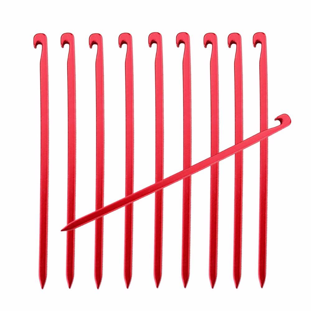 

Outdoor Tool Aluminum Zinc Zinc Alloy Long Fixed pegs nail Tent Pegs Tent Nails Tent Accessories Ground Nail красный