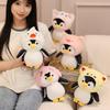 Cute Penguin Transforms Cat Shark Doll Plush Toy Kitten Doll Children's Soothing Ragdoll