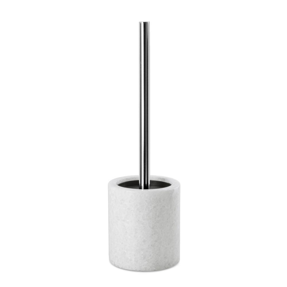 Q-BATH PREMIUM DECOR 1533 White Marble Toilet Brush