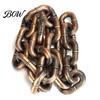 Yorkie Decorative Chain Simulated Iron for Haunted House Cosplay, Halloween Plastic Prop, Novelty Small Dog Photo Props Leash, Lightweight Fake Metal