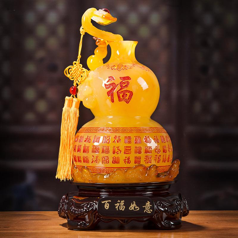 Ruyi Kürbis Dekoration Zuhause Weinschrank Haus Wohnzimmer TV-Schrank Weinschrank Dekor Einzugsgeschenke Ornamente