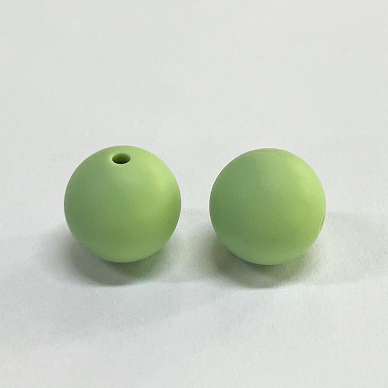 15mm Macaron Silicone Round Beads for Baby DIY Pacifier Chains
