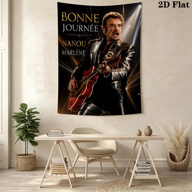 Live Aid Legendary Concert Collage Tapestry Background Cloth Fashion Print Home Decor Wall Covering Decoration Wall Decoration
