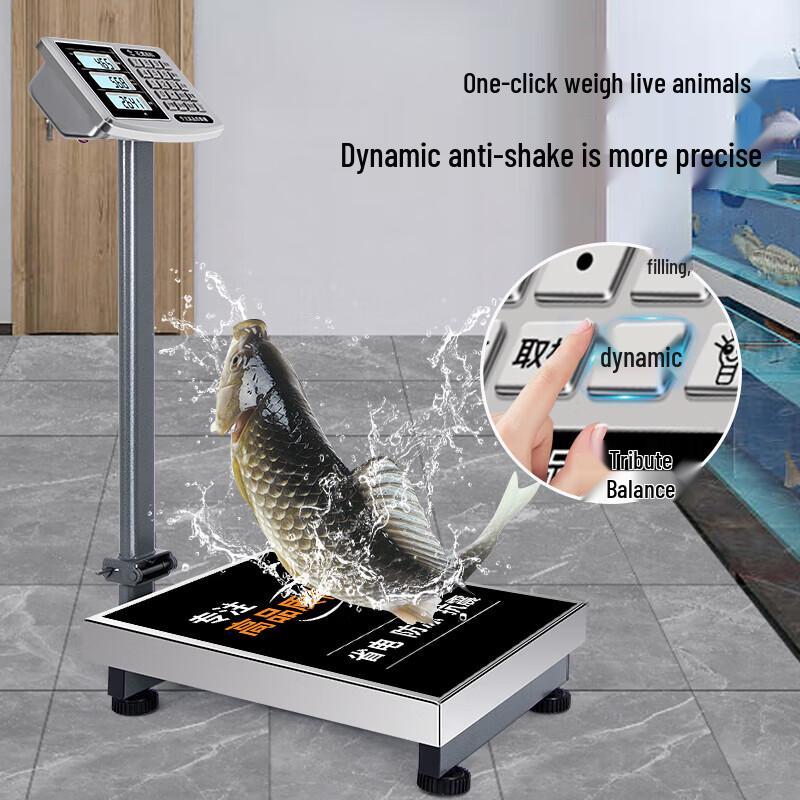 Hochoice Stainless Steel Waterproof Commercial Floor Scale (CN version)
