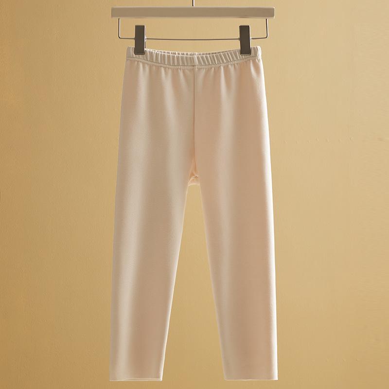 Women's High-Waist Velvet Fleece-Lined Thermal Pants - Seamless, Anti-Static, Cold-Proof Autumn Base Layer