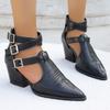 Large Size Fashion High Heel Sandals Women New Thick Heel Shoes