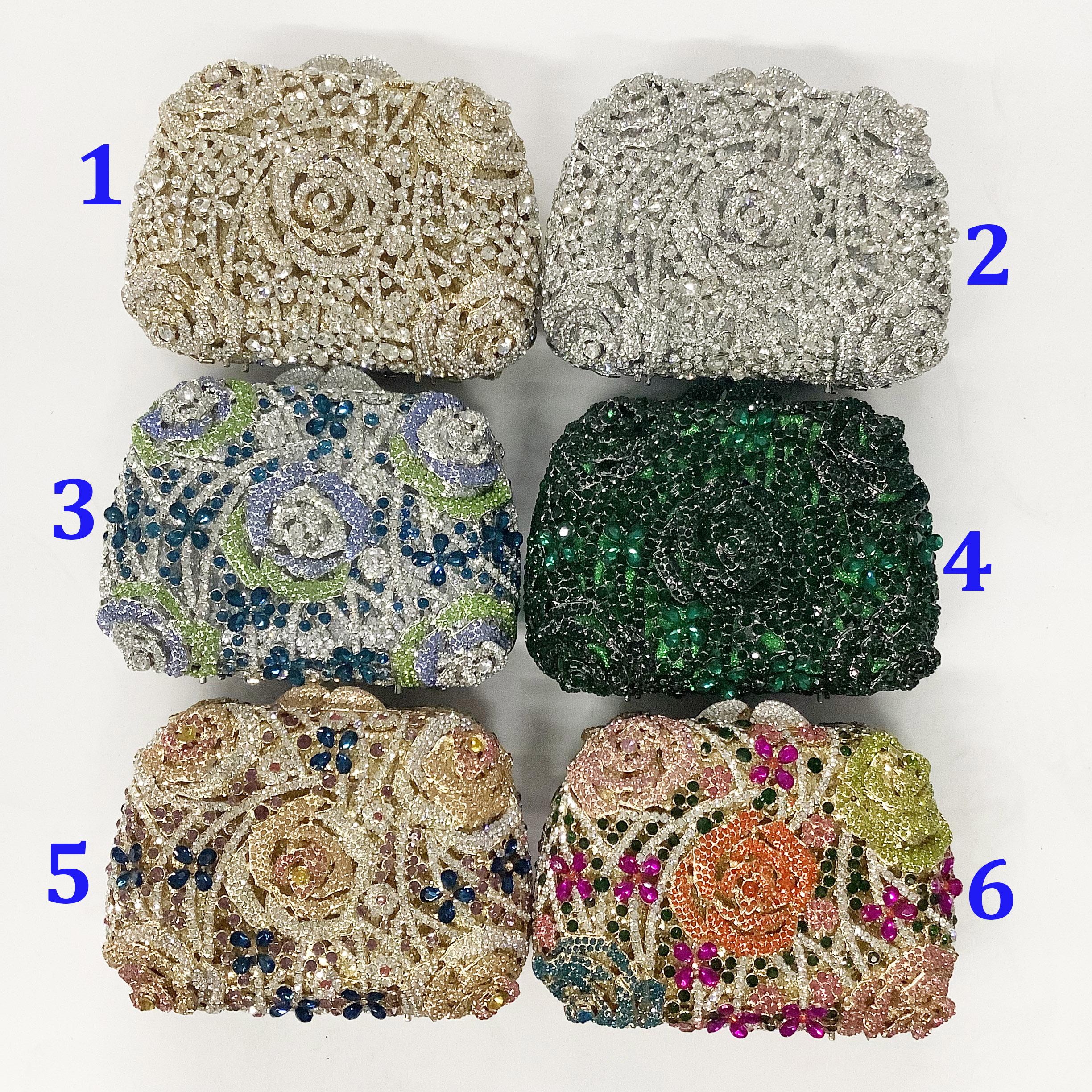 Luxury Designer Wedding Purse Crystal Evening