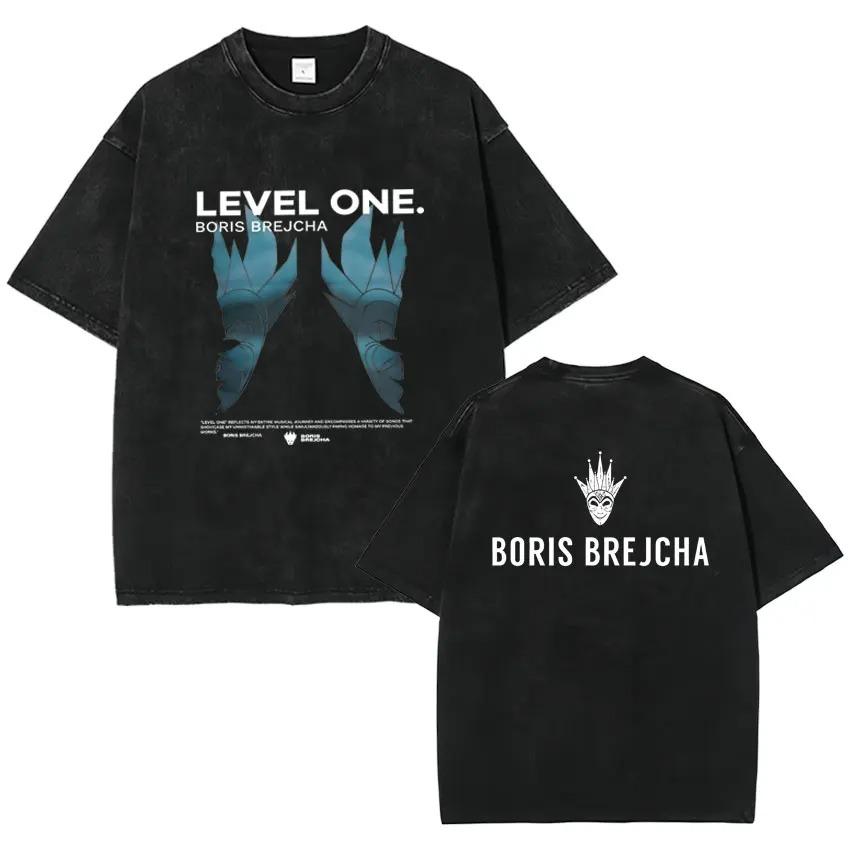

Boris Brejcha Cowboys Since 1983 TShirt Vintage Wash Pop TShirt Harajuku Style High Quality Sleeve TShirt HipHop Apparel 4XL