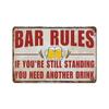Vintage Metal Tin Sign Spam Hot Dogs Retro Wall Art for Man Cave Bar Decor