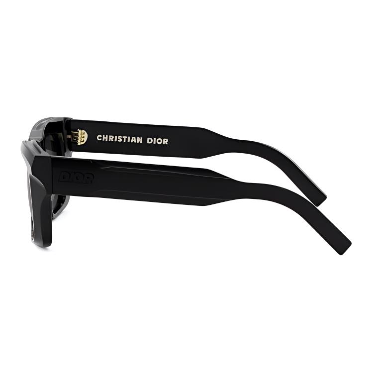 Dior Letter Decoration Frame Sunglasses Unisex Sunglasses Black DIORXPLORER-S2F/10A0-52