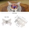 Titanium Alcohol Stove Rack Cross Stand Outdoor Camping Stove Stand Support Rack