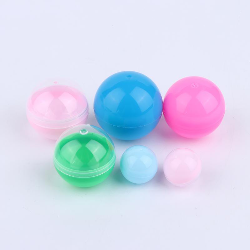 50Pcs 60-75Mm Tiny Empty Plastic Balls Capsule Toys Surprise Ball Container Prop Paintball Diy Making Things Models
