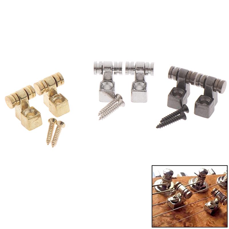 

2шт Электрогитары Ролик Струны Фиксатор Крепление Гитарные части Аксессуары