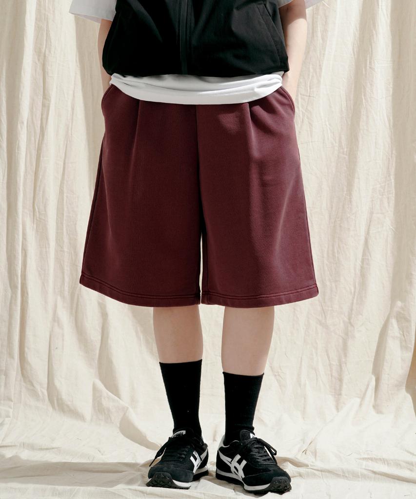 JEMUT Flash Summer Pigment Half Pants Burgundy Sosp2563