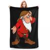 Grumpy Dwarf Blankets Fleece Lightweight Sofa Throw Blankets For Home Bedroom Outdoor Throws Bedspread Quilt