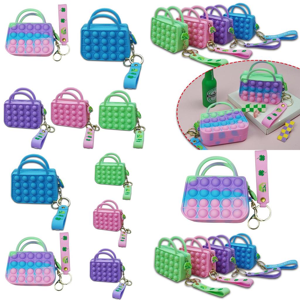 Multifunctional Pop It Pouch Bag With High-quality Silicone And Pleasant Pop-up Bubbles