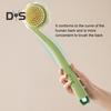 Bath Scrub Brush with Extended Anti-Slip Handle Double-Sided Back Rub Exfoliation Back Scrubber Three-dimensional Massage Brush