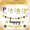 Happy New Year Decoration Banner 2026, Happy New Years Banners, New Years Sign NYE Banner for 2026 New Year Eve Party Supplies