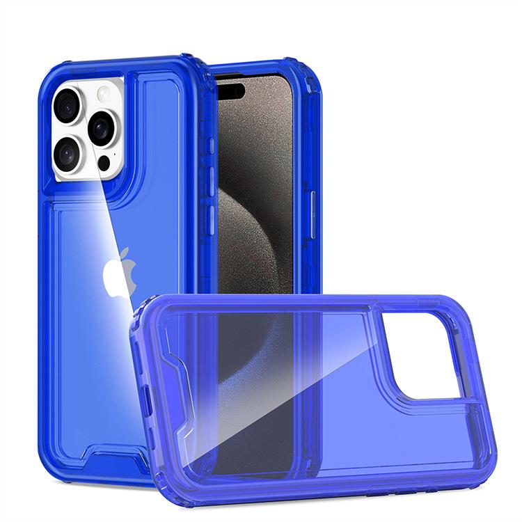 Dla IPhone15 Pro Max Kolorowe Trzy w jednym Trzyodporne Etui na telefon komórkowy Aiwei dla Apple Poduszka powietrzna Odporne na upadki