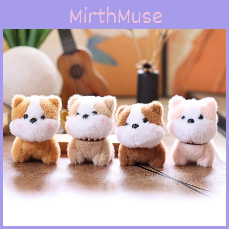 Cute Puppy Stuffed Animal Plush Toy Keychain Super Soft Backpack Charm For Teens