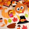 Konsait 49Pcs Turkey Bulletin Board Decorations, Happy Thanksgiving Cutouts for Bulletin Board, Thanksgiving Decoration for School Home Office