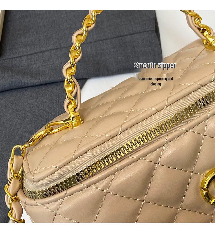 Plaid Women's Chain Bag - Autumn Design, High-End, Large Capacity Crossbody & Handbag