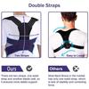 Adjustable Posture Corrector For Men Women Back Brace Support Pain Relief For Back Shoulders Neck Comfortable