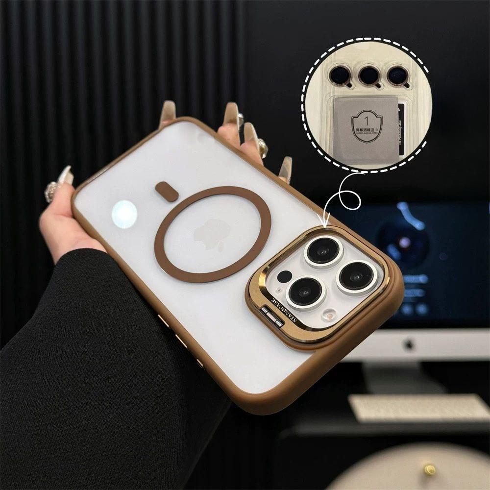 

Магнитный кронштейн для чехла для мобильного телефона Iphone16 17promax Apple 15/14/13 Оранжевый 12 Apple 11