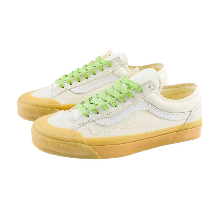 Vans Lx Old Skool Canvas Soft Fashion Versatile Comfortable Low Top Skate Shoes Unisex Sneaker Off-White VN000SHMDWN
