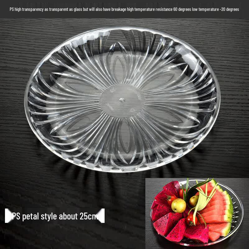 Korean Style Transparent Acrylic Fruit Plate