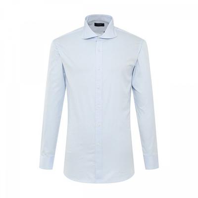 Twill Solid Wide Classic Shirt Bzrsg1004 Bu