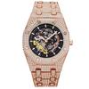 MISSFOX Watch, Popular In Europe and America, Full of Diamonds and Hollowed Out Mechanical Watches, Waterproof Luminous Stainless Steel Men's Watches