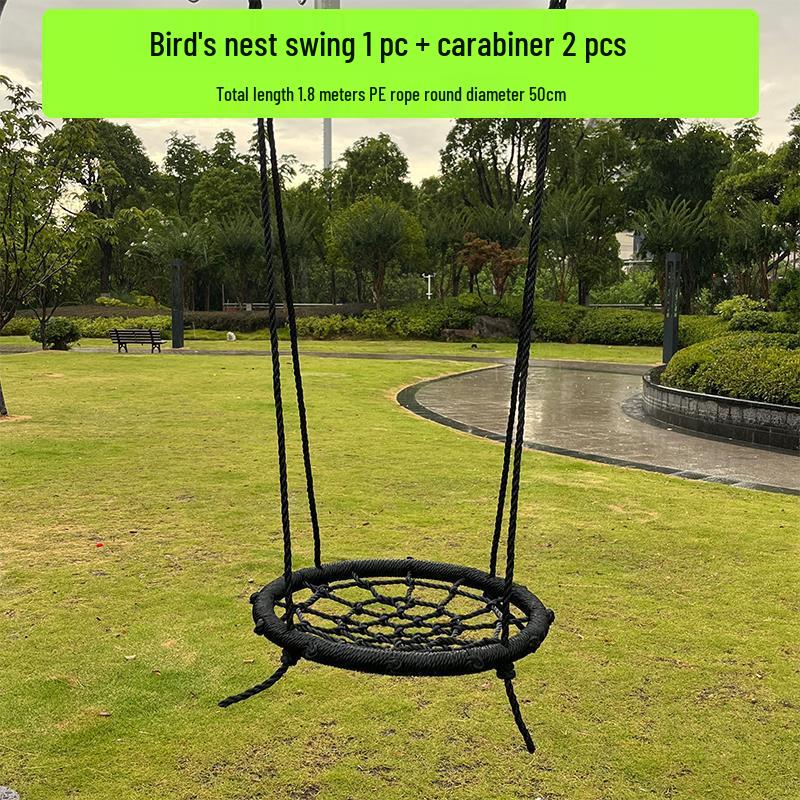 Children's Indoor/Outdoor Climbing and Swing Training Set with Rope Ladder