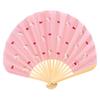 Sanrio Hello Kitty Folding Fan Bamboo and Includes a convenient carrying case (Main Unit Paper, Case Polyester) (Product Number 493325)