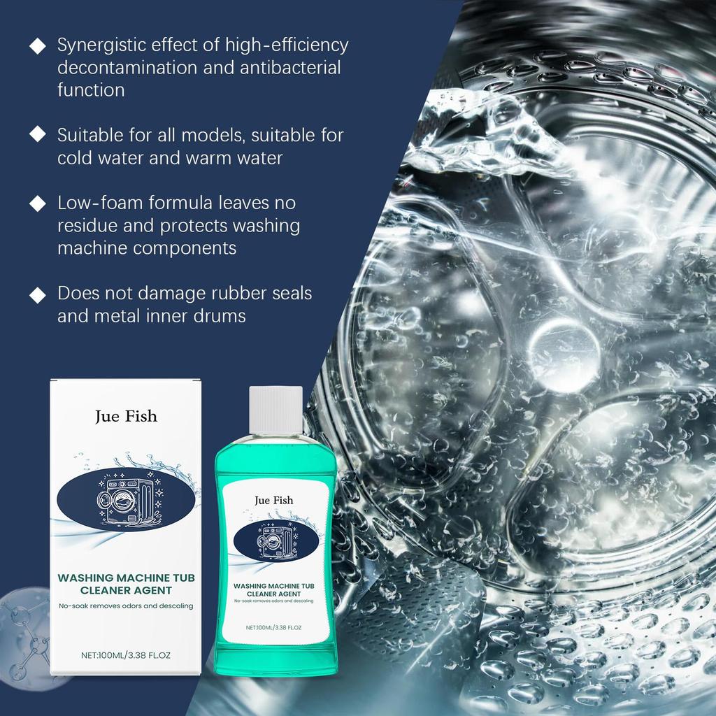 Washer cleaner Stain remover All models fit Odor elimination Freshness Low foaming formula protects the inner tube