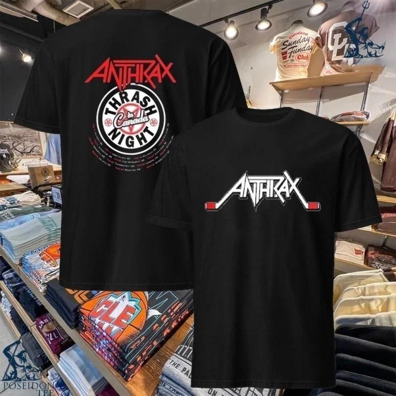 Anthrax Canada Tour 2026 Thrash Night In Canada Unisex T-shirt 2XL